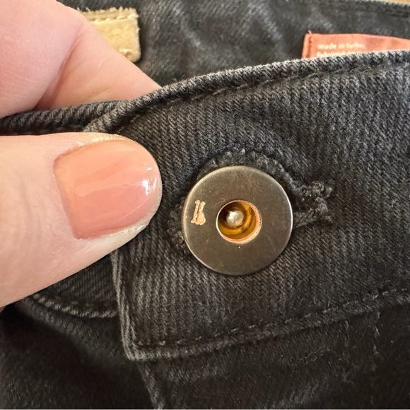 Anthropologie Pilcro The Demilune Boot Cut
Jeans Black Stretch Denim 26 980 - Picture 13 of 16